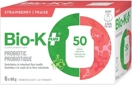 Bio-Kidz Probiotique fermenté à boire – à base de lait – Bio-K+