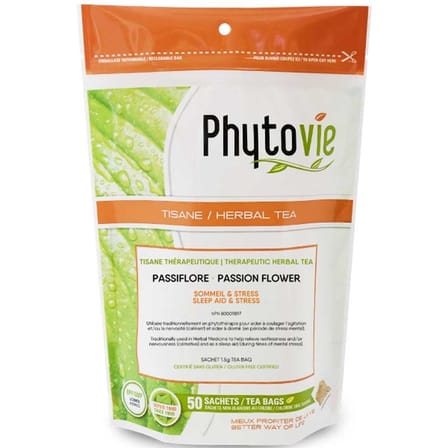 Phytovie - tisane passiflore bio- 25 sachets – Gagné en Santé