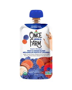 Organic Fruit and Vegetable Mix  - Apple Sweet Potato Blueberry Coconut Milk