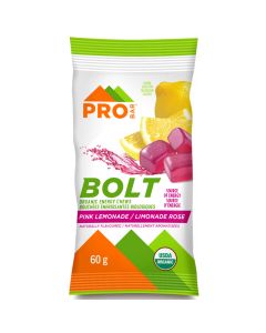 Pink Lemonade Bolt Organic Energy Chews