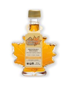 Sirop d'érable biologique - Bouteille feuille