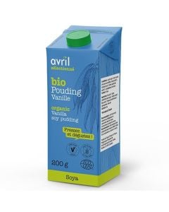 Vegan Organic Vanilla Soy Pudding