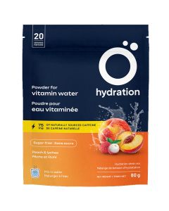 Solution eau vitaminée saveur pêche litchi 20 portions 