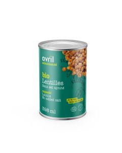Lentilles sans sel ajouté biologiques 
