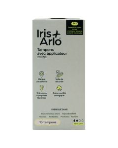 100% Organic Cotton Applicator Tampons - Regular