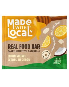 Barre nutritive naturelle - Carrés au citron