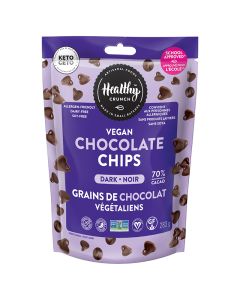 Grains de chocolat végétaliens - Noir