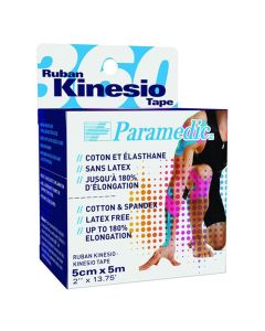 Blue kinesio tape