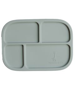Silicone Bento Lunch Box - Soft Green