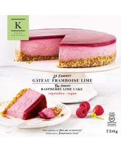 Frozen Vegan Gluten-Free Raspberry-Lime Cake