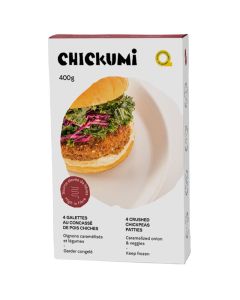4 Galettes au concassé de pois chiches
