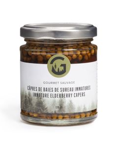 Câpres de baies de sureau immatures