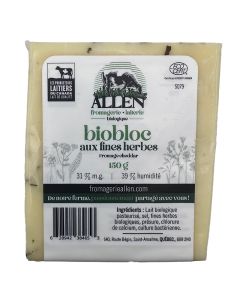 Fromage Biobloc cheddar fines herbes biologique