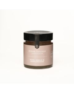 Confiture de poires vanille et pamplemousse végétalienne