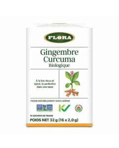 Tisane gingembre curcuma biologique - Digestion