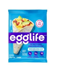 Wrap blanc d'oeuf style bagel plein goût