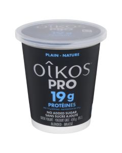 Plain Greek Yogurt 0% M.F. Pro 19g Protein