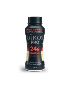Yogourt grec fraise banane à boire 24g protéine