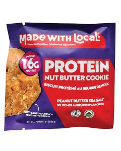 Biscuit protéiné au beurre de noix sel de mer au beurre d'arachide biologique