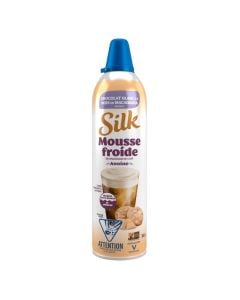 Mousse froide chocolat blanc macadamia pour café
