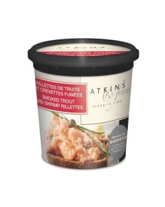 Rillettes de saumon fumé à la coriandre