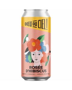 Bière rosée d'hibiscus