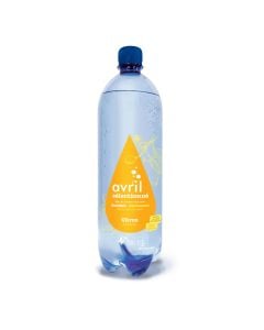 Eau de source naturelle gazéifiée  arôme citron biologique