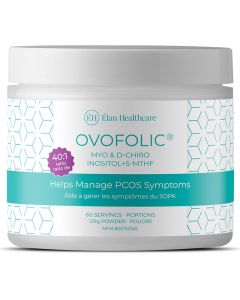 Ovofolic inositol et 5-MTHF symptômes du SOPK 60 portions