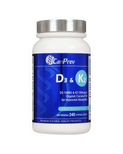 Vitamines D3 1 000 IU et K2 120 mcg - Os