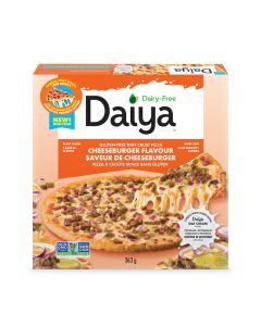 Gluten Free Thin Crust Cheeseburger Pizza