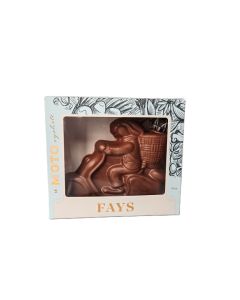 Lapin moto chocolat au lait