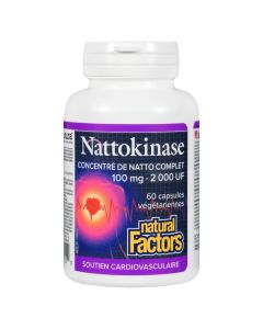 Concentré de natto complet Nattokinase 100 mg - Santé du coeur