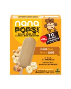 Barres de dessert glacés pain banane