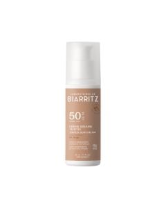 Crème solaire visage SPF 50 beige biologique