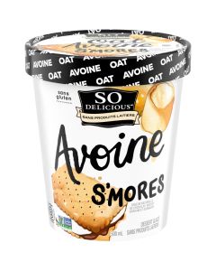 Dessert glacé à base d'avoine S'Mores sans produits laitiers