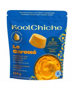 Le Carotté Houmous aux carottes et au cumin végétalien