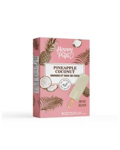 Barre glacée ananas noix de coco végétalien