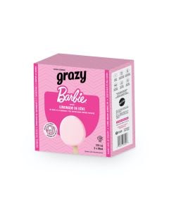 Dessert glacé  saveur Limonade de rêve Barbie sans produits laitiers