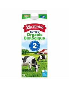Lait partiellement écrémé biologique 2% M.G.
