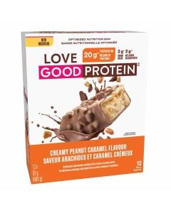 Barre nutritionnelle optimisée saveur arachides et caramel crémeux 