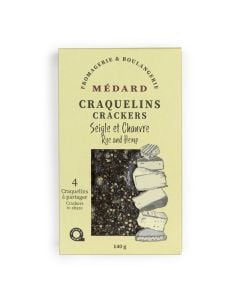 Rye and Hemp Crackers