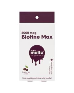 Biotin Max 5000 mcg cherry - Skin, Nails and Hair