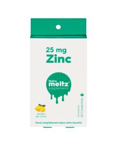 Zinc 25 mg citron - Immunité