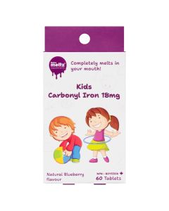 Kids Iron Carbonyl 18 mg Blueberry - Blood