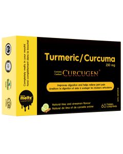 Turmeric 250 mg Lime and Cinnamon Flavour - Digestion and Joints