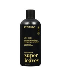 Super Leaves Men Amber and Citrus Shampoo and Conditioner