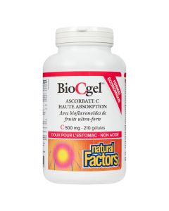 BioCgel Ascorbate C Haute Absorption 500 mg - Os et santé dentaire