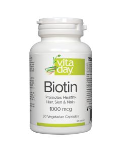Biotin 1000 mcg - Hair, Skin and Nails