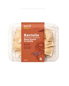 Raviolis fabrication artisanale Boeuf braisé et ricotta