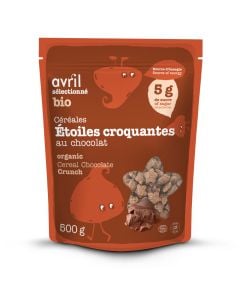 Organic Crunchy Chocolate Star Cereal